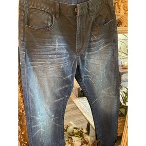 YRN Mens Black to Blue Denim sz 32